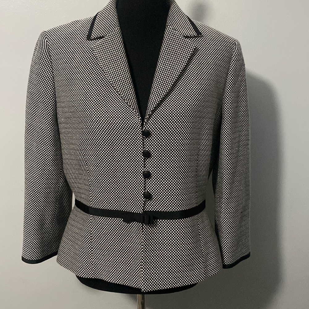 Tahari Black and White Women's Jacket